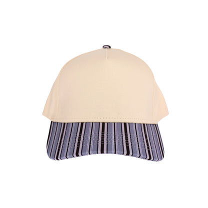 Brown and Blue Stripe Trucker Hat (Blank)