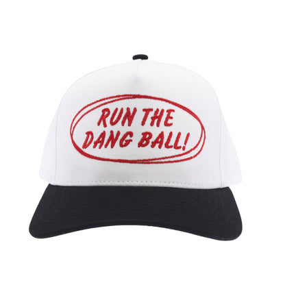 Run The Ball Embroidered Trucker Hat