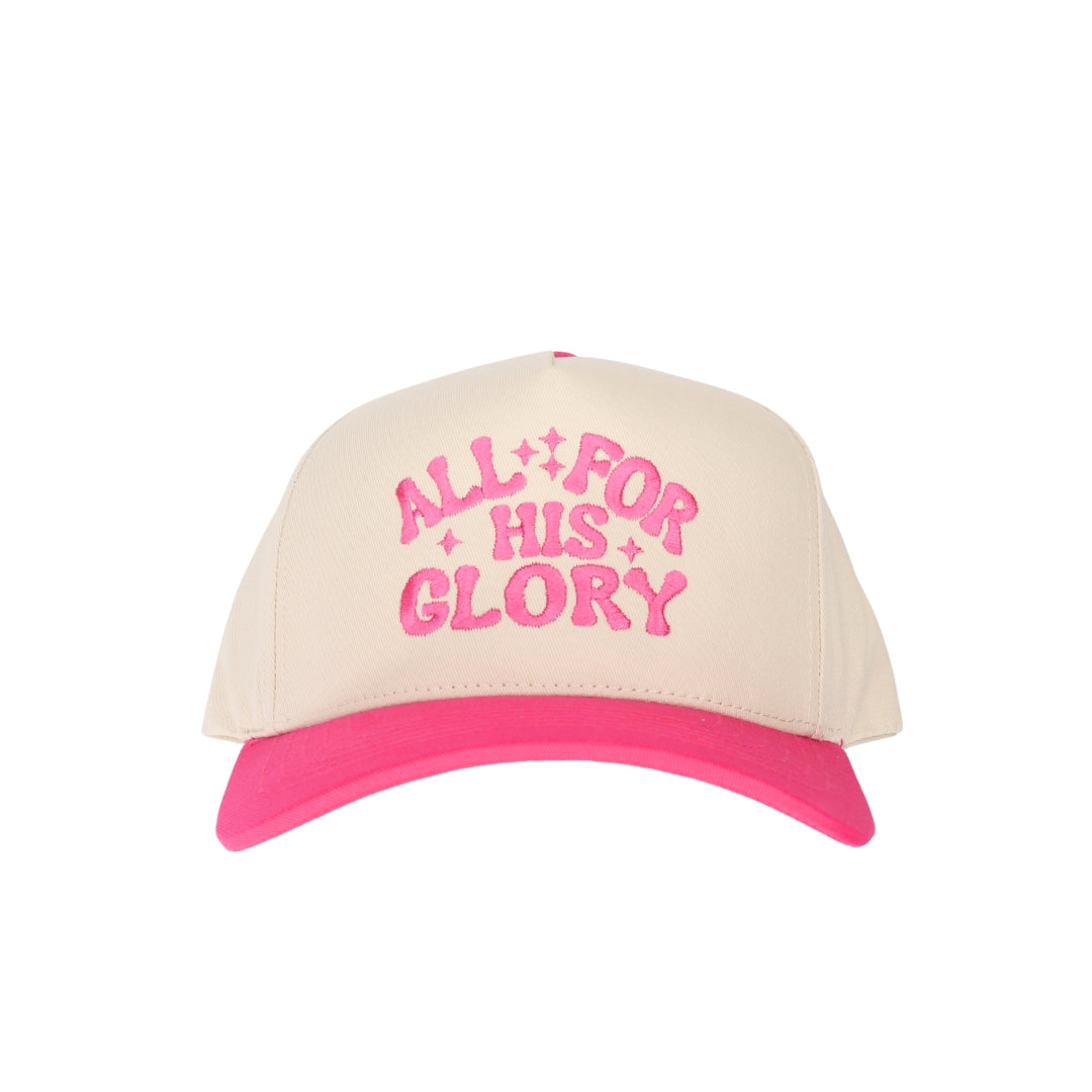 All for His Glory Embroidered Trucker Hat