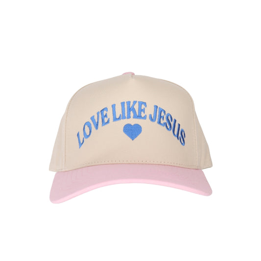 Love like Jesus Embroidered Trucker Hat