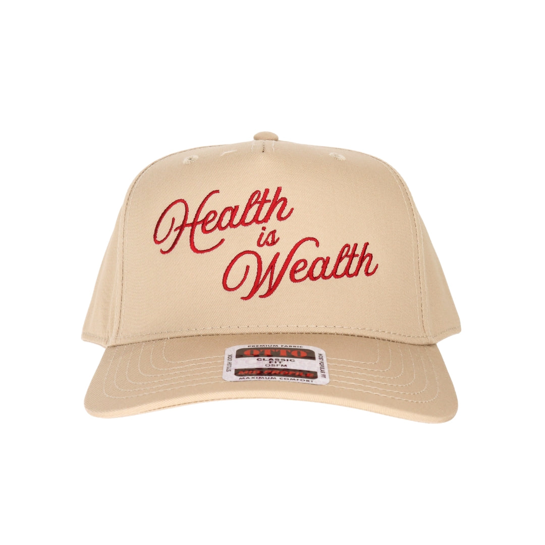 Health is Wealth Embroidered Trucker Hat