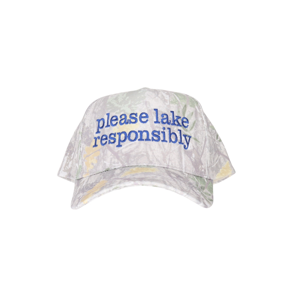 Lake Responsibly Embroidered Trucker Hat