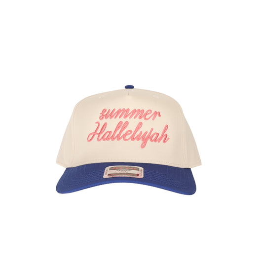 Summer Hallelujah Embroidered Trucker Hat