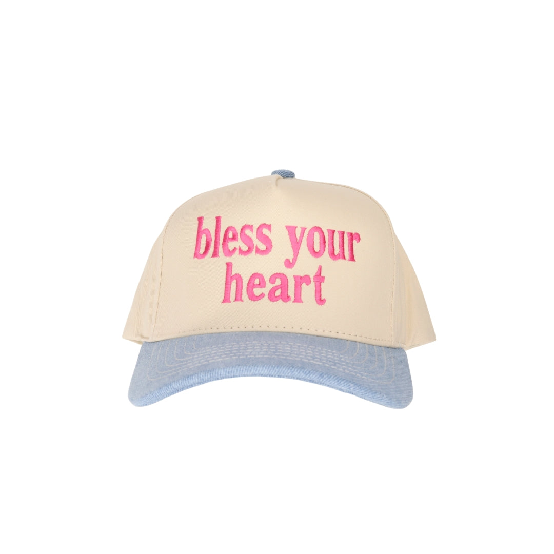 Bless Your Heart Embroidered Trucker Hat