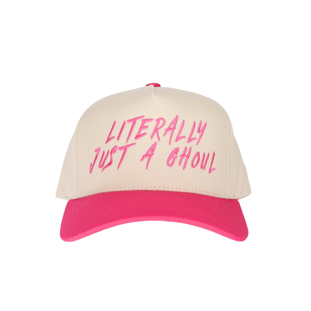 Just a Ghoul Embroidered Trucker Hat