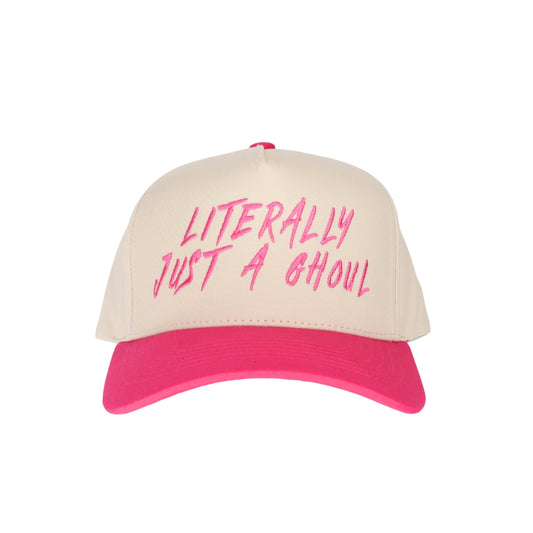 Just a Ghoul Embroidered Trucker Hat