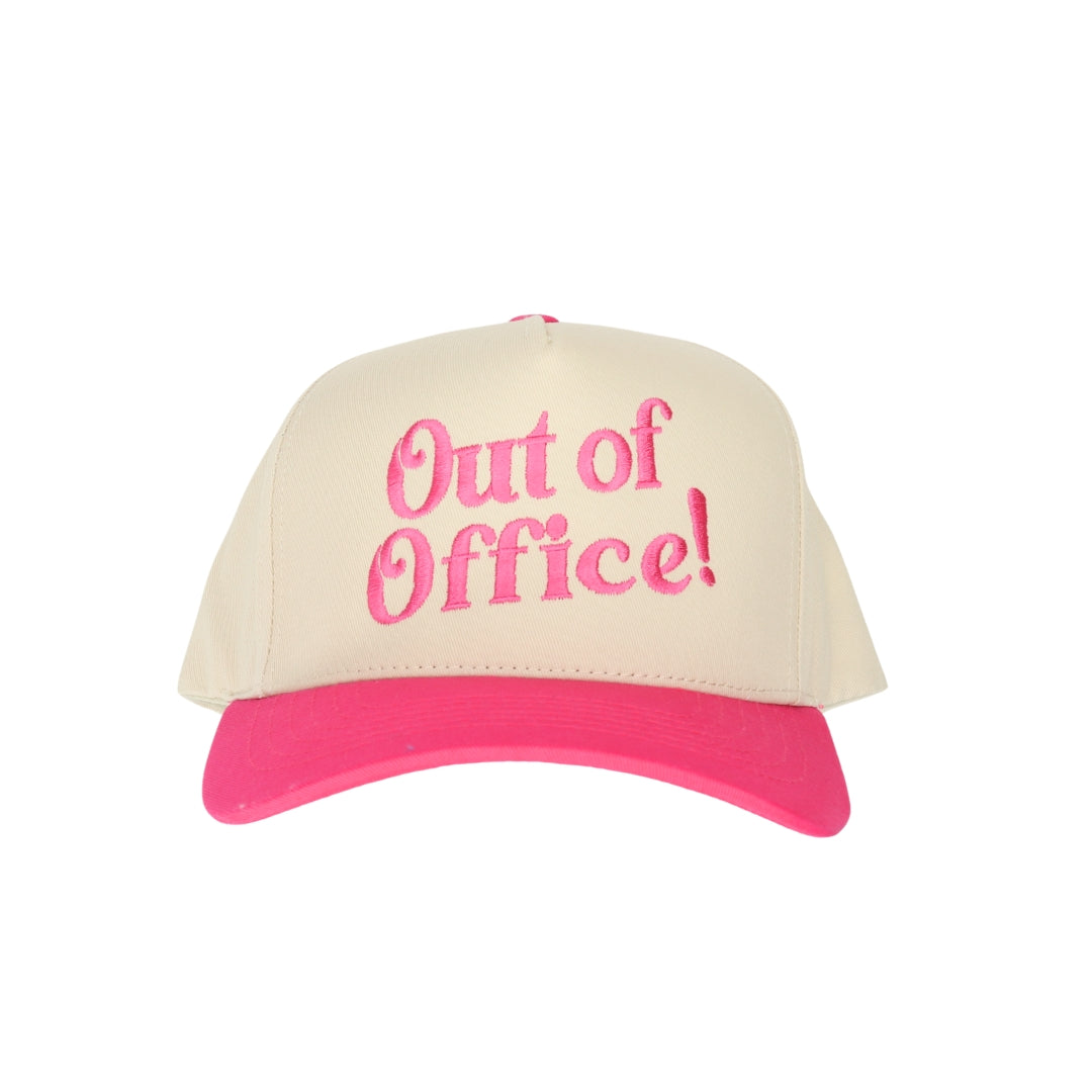 Out Of Office Embroidered Trucker Hat