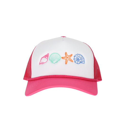 Shell Foam Embroidered Trucker Hat