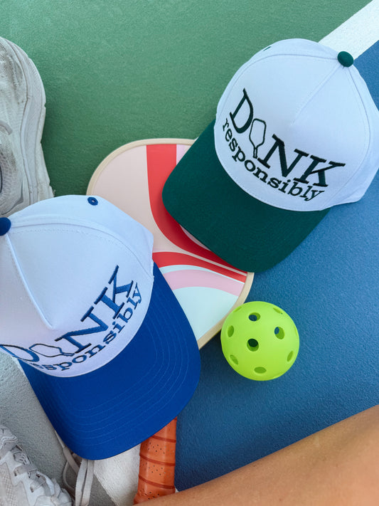 Dink Responsibly Embroidered Trucker Hat