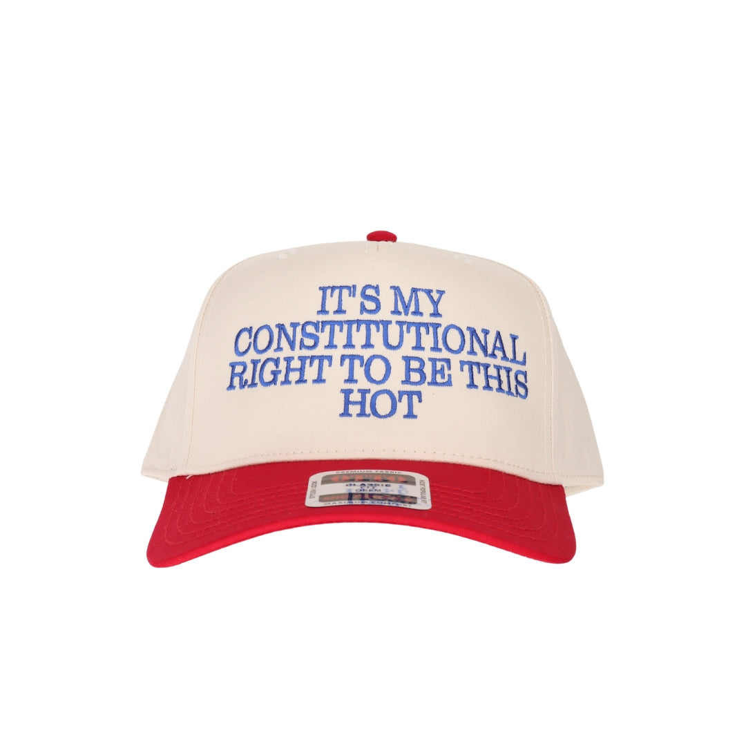 Constitutional Right Canvas Trucker Hat
