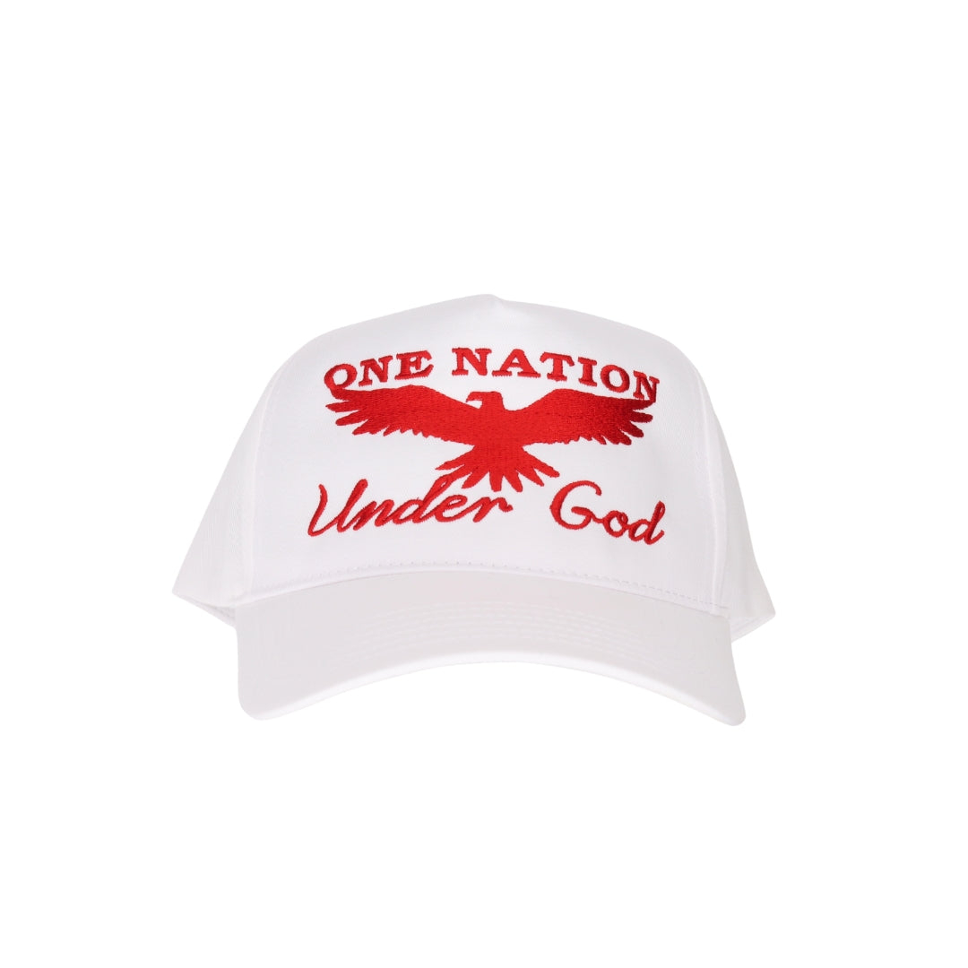One Nation Under God Canvas Trucker Hat