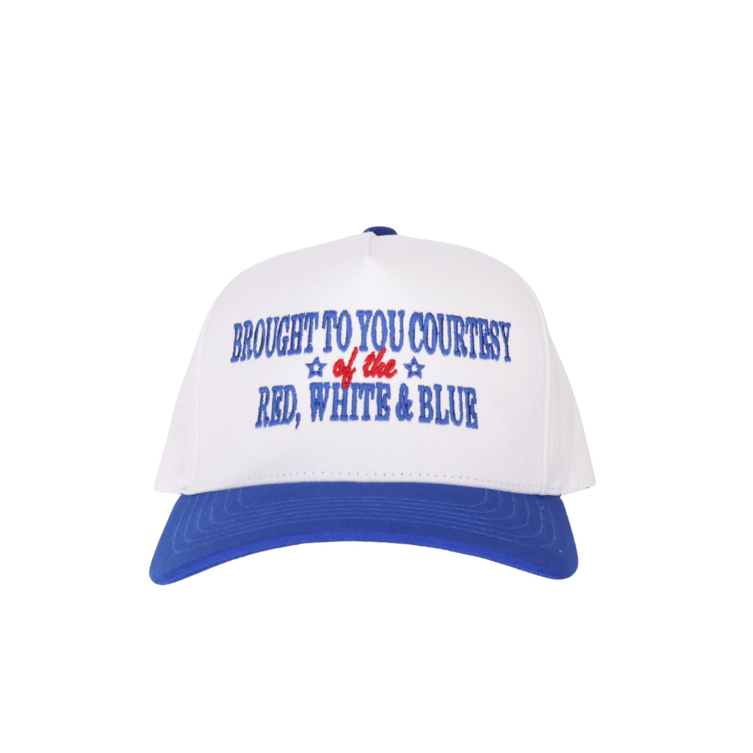 Brought to you Courtesy Canvas Trucker Hat