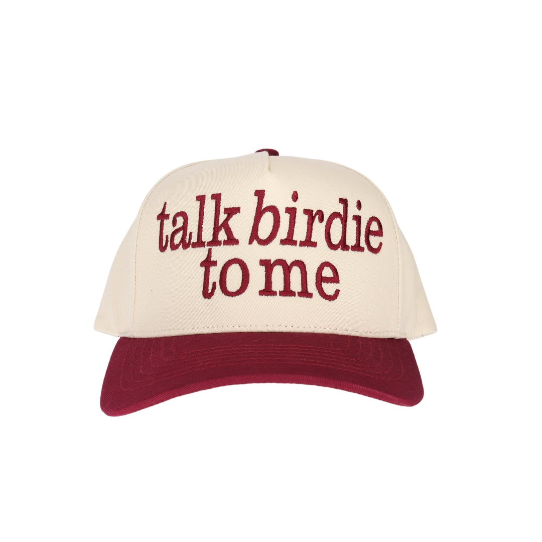 Talk Birdie Embroidered Trucker Hat